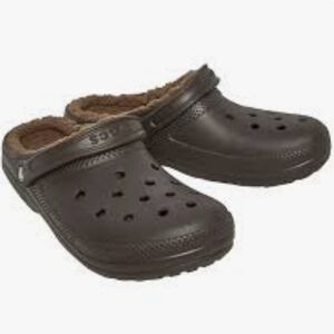 CROCS Brown Fur Interior Mèn's 7 Women's 9